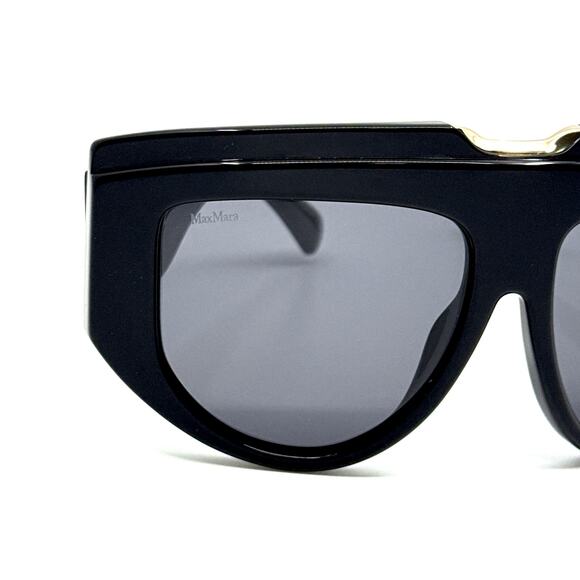 New, MAXMARA Sunglasses Orsola MM0083 01A Authentic - Picture 4 of 14